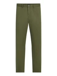 Tommy Hilfiger Chinohose Harlem Chino Satin Khaki/Dunkelgrün