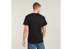 G-STAR V-Shirt im Zweierpack Schwarz