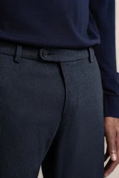 bugatti Chinohose Dunkelblau/Schwarz/Blau