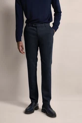 bugatti Chinohose Dunkelblau/Schwarz/Blau