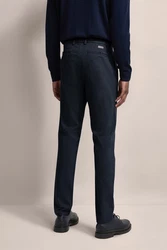 bugatti Chinohose Dunkelblau/Schwarz/Blau