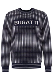 Strickpullover mit prsentem Logo-Print
