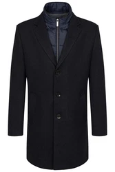 bugatti Kurzmantel Dunkelblau/Hellblau