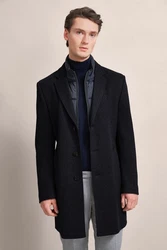 bugatti Kurzmantel Dunkelblau/Hellblau