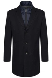 bugatti Kurzmantel Dunkelblau/Hellblau
