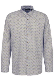 Langarmhemd mit Button-Down-Kragen
