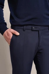 bugatti Stoffhose Dunkelblau/Blau