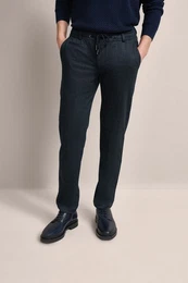 Chinohose mit dezenter Musterung