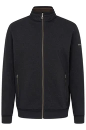 Sweatjacke mit leichter Struktur