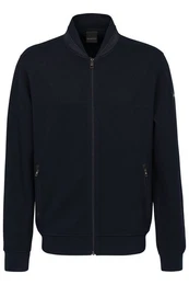 Sweatjacke mit Collegekragen
