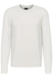 Strickpullover mit Geflechtstruktur