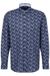 Langarmhemd mit floralem Print