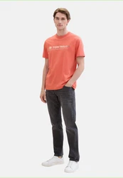 TOM TAILOR T-Shirt Kurzarmshirt Rot/Orange/Rosa