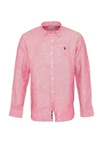 U.S. Polo Assn Langarmhemd Hemd Button Down Rosa/Rot