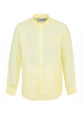 U.S. Polo Assn Langarmhemd Hemd Button Down Gelb