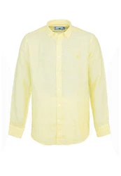 U.S. Polo Assn Langarmhemd Hemd Button Down Gelb
