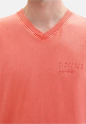 TOM TAILOR T-Shirt Kurzarmshirt Rot/Orange