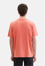 TOM TAILOR T-Shirt Kurzarmshirt Rot/Orange