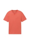 TOM TAILOR T-Shirt Kurzarmshirt Rot/Orange