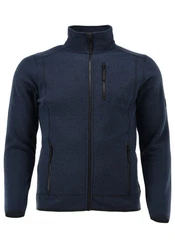 Tom Collins Fleecejacke Nokoio Regular Fit Dunkelblau/Blau/Hellblau
