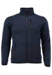 Tom Collins Fleecejacke Nokoio Regular Fit Dunkelblau/Blau/Hellblau
