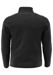Tom Collins Fleecejacke Nokoio Regular Fit Dunkelgrau/Grau/Schwarz