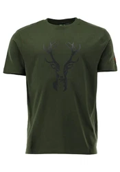 OS-Trachten T-Shirt Zadora Regular Fit Dunkelgrün