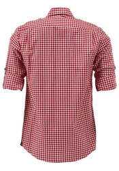 OS-Trachten Trachtenhemd Jaluna Regular Fit Dunkelrot/Rot