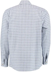 OS-Trachten Trachtenhemd Tanivo Regular Fit Blau/Hellblau/Dunkelblau