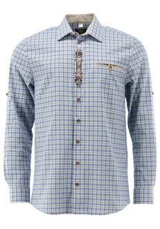 OS-Trachten Trachtenhemd Tanivo Regular Fit Blau/Fliederfarben/Hellblau/Dunkelblau OS-Trachten Trachtenhemd Tanivo Regular Fit Blau/Fliederfarben/Hellblau/Dunkelblau