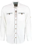 OS-Trachten Trachtenhemd Tivora Regular Fit Weiß/Creme/Beige