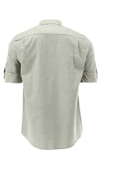 OS-Trachten Trachtenhemd Molira Regular Fit Dunkelgrün/Khaki/Grün