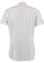 OS-Trachten Trachtenhemd Lomira Slim Fit Hellblau/Blau/Dunkelgrau/Grau