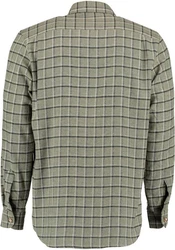 OS-Trachten Trachtenhemd Dulora Regular Fit Dunkelgrün/Creme/Grün/Grau