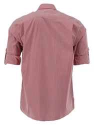 OS-Trachten Trachtenhemd Iwusa Regular Fit Rot/Dunkelrot