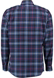 Tom Collins Langarmhemd Nalawi Regular Fit Hellblau/Blau/Dunkelblau/Rot