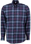 Tom Collins Langarmhemd Nalawi Regular Fit Hellblau/Blau/Dunkelblau/Rot