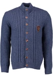 OS-Trachten Strickjacke Fenari Hellblau/Dunkelblau/Blau