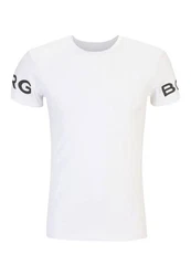 Bjrn Borg T-Shirt Borg Kurzarmshirt Weiß/Beige/Braun