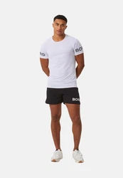 Bjrn Borg T-Shirt Borg Kurzarmshirt Weiß/Beige/Braun