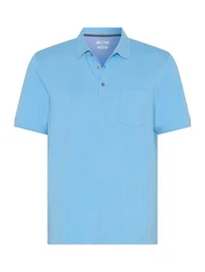 Brax Poloshirt Pullunder STYLE PETE U Hellblau/Blau