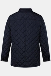 Boston Park Steppjacke Hemdkragen Dunkelblau