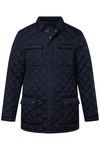 Boston Park Steppjacke Hemdkragen Dunkelblau