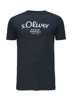 s.Oliver T-Shirt mit Logo-Print Artwork