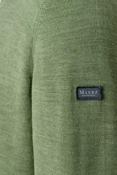 MAERZ Muenchen Pullover Rundhals Grün/Dunkelgrün/Hellgrün