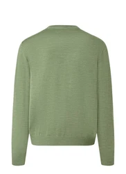 MAERZ Muenchen Pullover Rundhals Grün/Dunkelgrün/Hellgrün