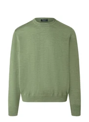 MAERZ Muenchen Pullover Rundhals Grün/Dunkelgrün/Hellgrün