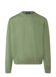 MAERZ Muenchen Pullover Rundhals Grün/Dunkelgrün/Hellgrün