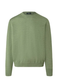 MAERZ Muenchen Pullover Rundhals Grün/Dunkelgrün/Hellgrün