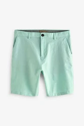 Next Straight Fit Chinoshorts mit Stretch Grün/Türkis/Hellgrün